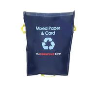 The Workplace Depot Rack Bag - Heavy-Duty Waterproof Polyester Waste Management Solution, 160L Capacity, Tool-Free Install for Industrial Warehouses & Factories (Paper Waste)