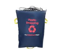 The Workplace Depot Rack Bag - Heavy-Duty Waterproof Polyester Waste Management Solution, 160L Capacity, Tool-Free Install for Industrial Warehouses & Factories (Strapping Waste)
