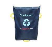 The Workplace Depot Rack Bag - Heavy-Duty Waterproof Polyester Waste Management Solution, 160L Capacity, Tool-Free Install for Industrial Warehouses & Factories (Cardboard Waste)