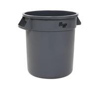 The Workplace Depot Round Waste Bin 40L Ergonomic Plastic Bin Office Use | with Reinforced Rims and Base for Industrial Use, Durable and Versatile Storage Solution, Plastic, For Office Industrial Use.