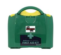 The Workplace Depot Statutory First Aid Kit, 50 Person, Green | Statutory First Aid Kit, Green Boxed HSE Compliant First Aid Kit for Workplace (50 Person).