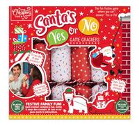 The Works Santa’s Yes or No Christmas Game Crackers: Pack of 6