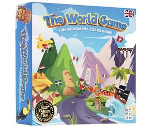 The World Game - Fun Geography Board Game - Educational Game for Kids & Adults - Cool Learning Gift Idea for Teenage Boys & Girls