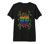The World Has Bigger Problems Equality Pride Statement Premium T-Shirt