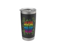 The World Has Bigger Problems Equality Pride Statement Stainless Steel Insulated Tumbler