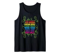 The World Has Bigger Problems Equality Pride Statement Tank Top
