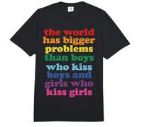 The World has Bigger Problems LGBT Gay Gay Pride Comfort Colors Adult Heavyweight T-Shirt