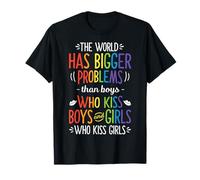 The World Has Bigger Problems T shirt Lesbian Gay Pride LGBT T-Shirt