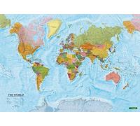 The World international Poster 1 : 40.000.000. Plano in Rolle