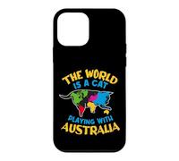 The World Is A Cat Playing With Australia Case for iPhone 12 mini