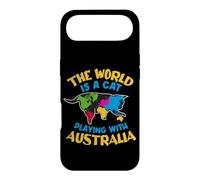 The World Is A Cat Playing With Australia Case for iPhone Air