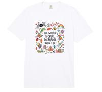 The World is Cruel Therefore I Won't Be Bugs Comfort Colors Adult Heavyweight T-Shirt