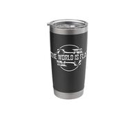 The World is Flat Boxer Engine JDM Racecar Stainless Steel Insulated Tumbler
