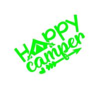 The World is So Big, I Want to See, Happy Campers Auto Parts Car Stickers Motorcycle Stickers(Green,80X40CM)