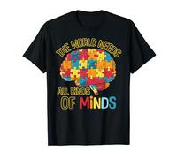 The World Needs All Kinds Of Mind Special Education Teacher T-Shirt