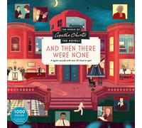 The World of Agatha Christie and Then There Were None 1000 Piece Puzzle: Illustrated by Ruby Ash