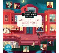 The World of Agatha Christie and Then There Were None 1000 Piece Puzzle: Illustrated by Ruby Ash