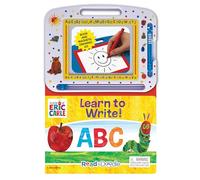 The World of Eric Carle Learn to Write ABC Read & Doodle - Learning resources for kids, a magnetic drawing pad, an easy-to-use pen, 22-page board book for reading and drawing