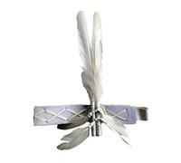 The World of Feathers Adult Feather Headband | Native American Indian Inspired | Fun Costume Accessory | Headdress (White)