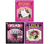 The World of Gustavo Series By Flavia Z. Drago 3 Books Collection Set (Gustavo-the Shy Ghost, Leila-the Perfect Witch & Vlad-the Fabulous Vampire)