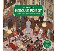 The World of Hercule Poirot: A 1000-piece Jigsaw Puzzle with over 100 Clues to Spot: A Gift for Fans of Agatha Christie