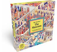 The World of the Museum: An art lover s 1000-piece jigsaw puzzle with over 80 masterpieces to spot