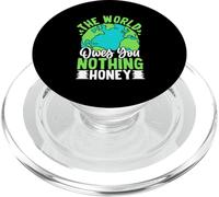 The World Owes You Nothing Honey PopSockets PopGrip for MagSafe