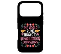 THE WORLD RUNS THANKS TO REHAB COUNSELORS Case for iPhone 17 Pro