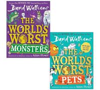 The World’s Worst Monsters & Pets 2 Books Collection Set (Illustrated)