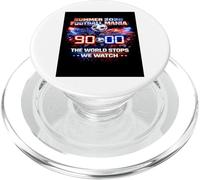 The World Stops We Watch 90 Minutes Soccer 2026 Fan Tee. PopSockets PopGrip for MagSafe