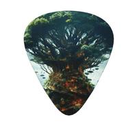 the world tree 12 Pack Guitar Picks Plectrums,4 pieces in each of 3 sizes, Suitable for a wide range of stringed instruments