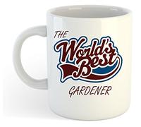 The World's Best Gardener Mug Ceramic, Coffee Tea Cup, Gift Idea, Gardening