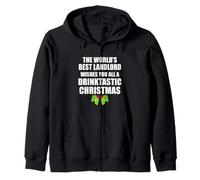 The World's Best Landlord Have A Drinktastic Christmas Zip Hoodie