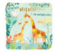 The World's Best Mummy Giraffe Foiled Mother's Day Card Ling Design Cards