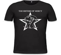 The World's End The Sisters of Mercy Mens T Shirt Mens T-Shirt Graphic Unisex Tee Shirt Black L