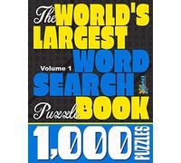 The World's Largest Word Search Puzzle Book: 1,000 Puzzles (Vol. 1)