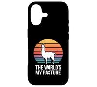 The Worlds My Pasture Llama Case for iPhone 17