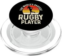 The Worlds Okayest Rugby Player PopSockets PopGrip for MagSafe