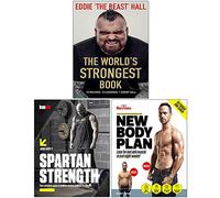 The World's Strongest Book [Hardcover], Spartan Strength, New Body Plan 3 Books Collection Set