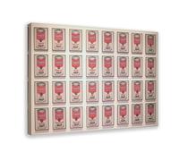 The World's Top 100 Paintings Campbell's Soup Cans by Andy Warhol Poster for Room Aesthetics Canvas Wall Art Poster And Print Frame 16x24inch