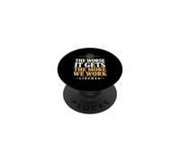 The Worse it Gets the More We Work Lineman Storm Work PopSockets Adhesive PopGrip