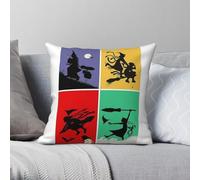 The Worst Witch Jill Murphy Square Pillowcase Polyester Linen Velvet Creative Zip Decorative Home Cushion Cover