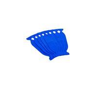 THE WRAP INSTITUTE - Monkey Strips #Cornergame - Premium Felt Buffers; Apply Wrap Film; Soft & Durable, Use Wet or Dry, Replaceable, Ultra-Thin Edge, High Precision on Curves & Edges; Blue (25-Pack)