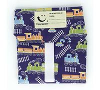 the Wrapper, Re Wrap It Sandwich Bags, Choo Choo Train, No Waste Packaging, Eco Friendly, Reusable Food Wraps. Made In Scotland.