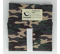 the Wrapper, Re Wrap It Sandwich Bags, New Camouflage, No Waste Packaging, Eco Friendly, Reusable Food Wraps. Made In Scotland.
