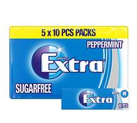 The Wrigley Extra Sugar Free Peppermint Gum, 70g (Pack of 6)