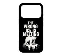 THE WRONG ICE IS MELTING Cool Polar Bear on Iceberg Case for iPhone 17 Pro