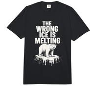 THE Wrong ICE is Melting Cool Polar Bear on Iceberg Comfort Colors Adult Heavyweight T-Shirt