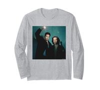 The X-Files David Duchovny Gillian Anderson Michael Grecco Long Sleeve T-Shirt