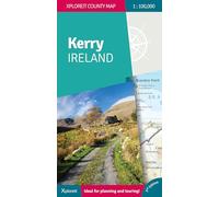 The Xploreit Map of County Kerry Ireland (Xploreit Atlantic Counties): 1:100 000